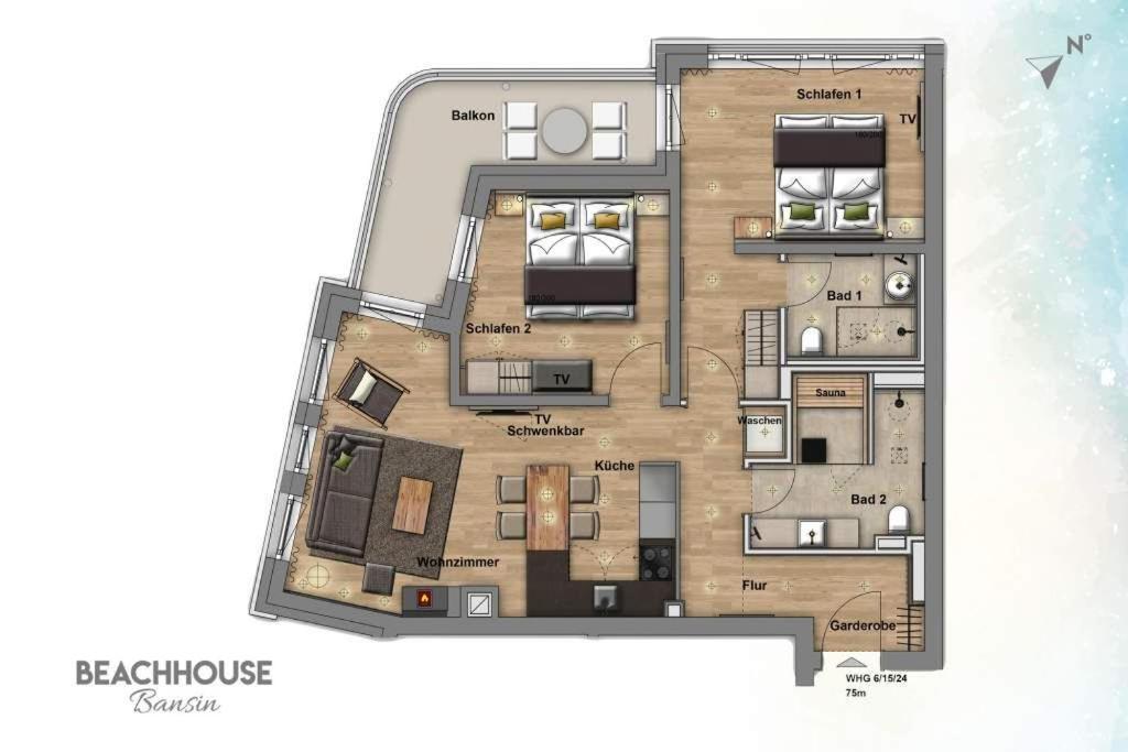 Beachhouse Bansin App 06 เฮริงสดอร์ฟ ภายนอก รูปภาพ